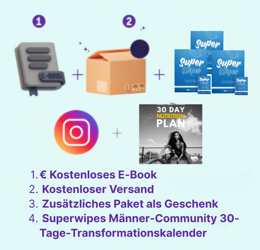 2× Gratis + Superwipes Community +  30-Tage-Transformations-Ebook